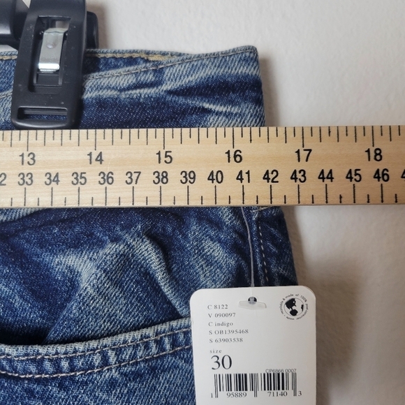 We The Free by Free People Jeans Women's Size 30 High Rise Straight Leg Med Wash - Picture 7 of 10